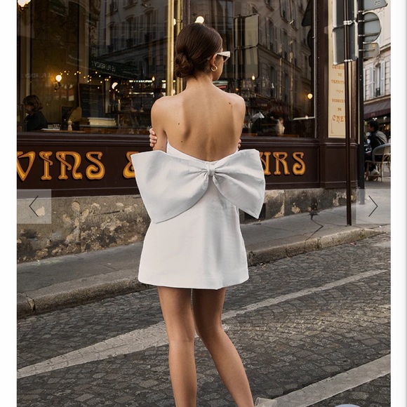 dress a line mini Sample Cutout Turtleneck A-Line Mini Dress